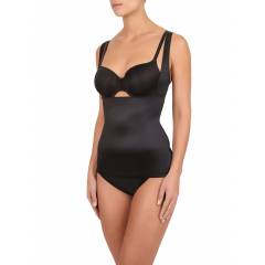 Conturelle 81822 Body-Shaper Top SOFT TOUCH black side set with bra