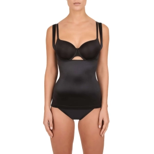 Conturelle 81822 Body-Shaper Top SOFT TOUCH black front set with bra