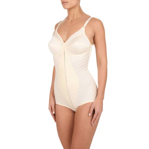 Felina 5076 Thermoformed Wireless Corset WEFTLOC champagne side