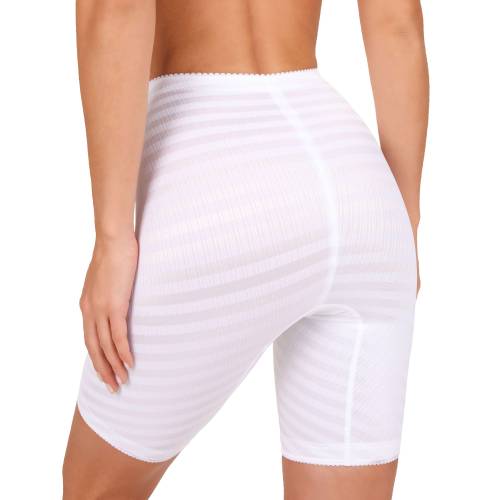 Felina 8276 High Waist Slimming Shorts WEFTLOC white back