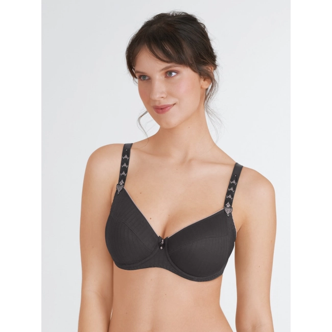 Felina 205283 Soft Underwire Bra – Elegant & Comfortable | Obsidian Black front