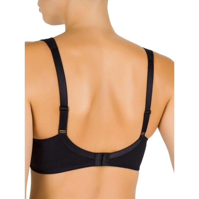 Felina 203201 thermoformed wireless bra PURE BALANCE black back